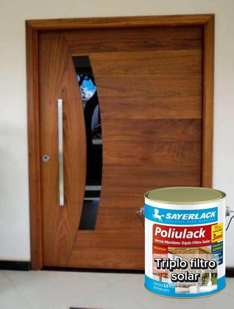 VERNIZ POLIULACK  NATURAL BR 900ML SAYERLACK - UN