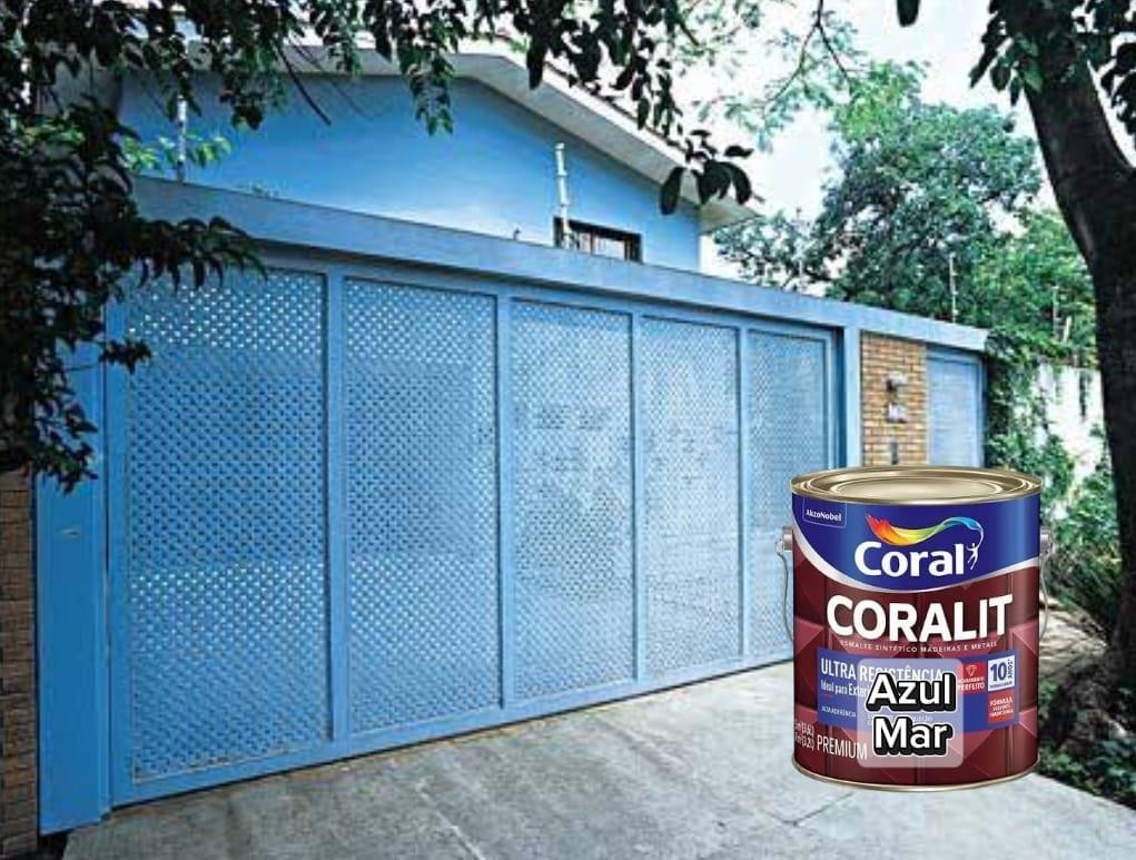 ESMALTE AZUL MAR BR CORALIT 900ML  CORAL - 1/4