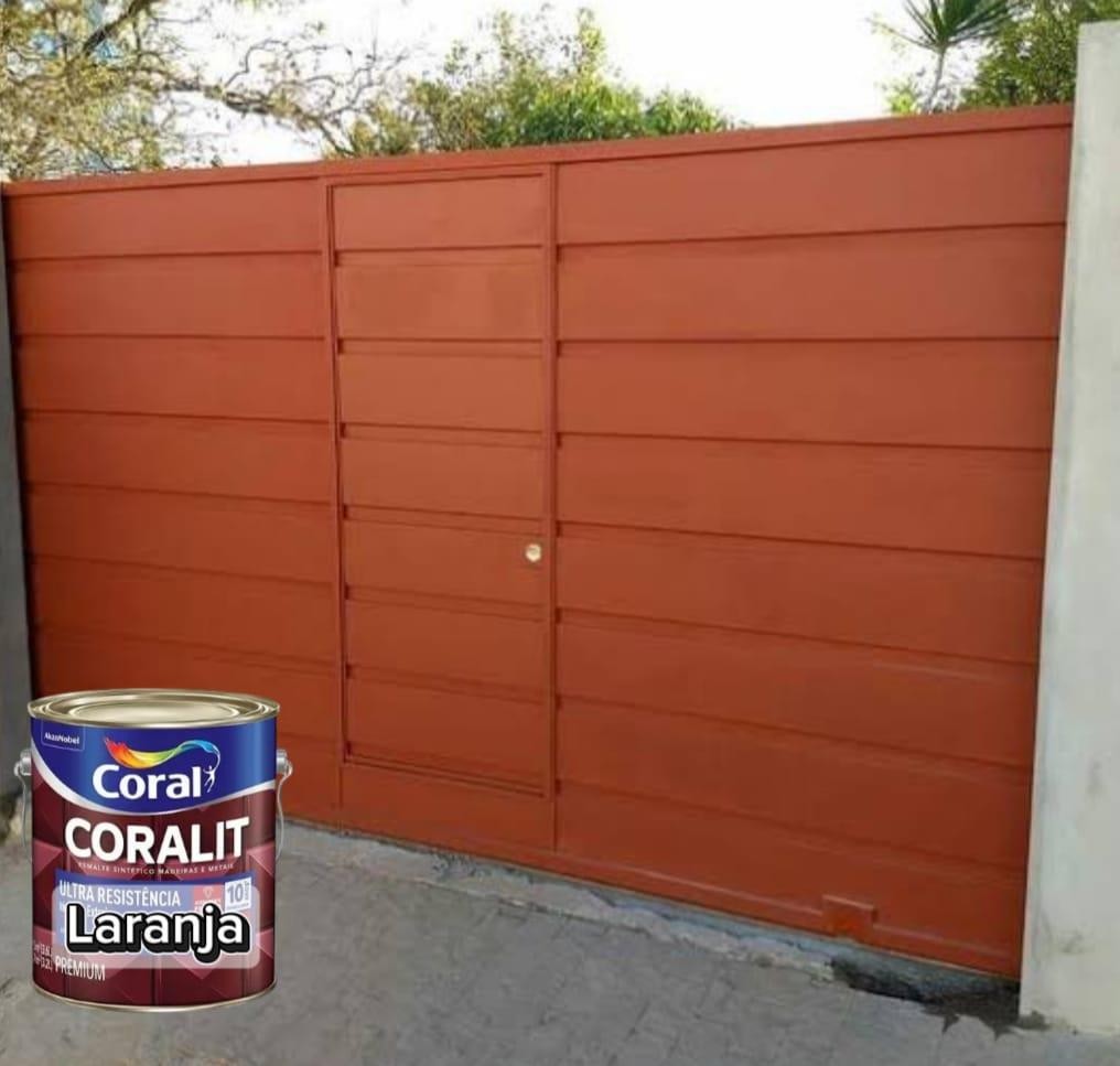 ESMALTE LARANJA BR CORALIT 900ML CORAL - 1/4
