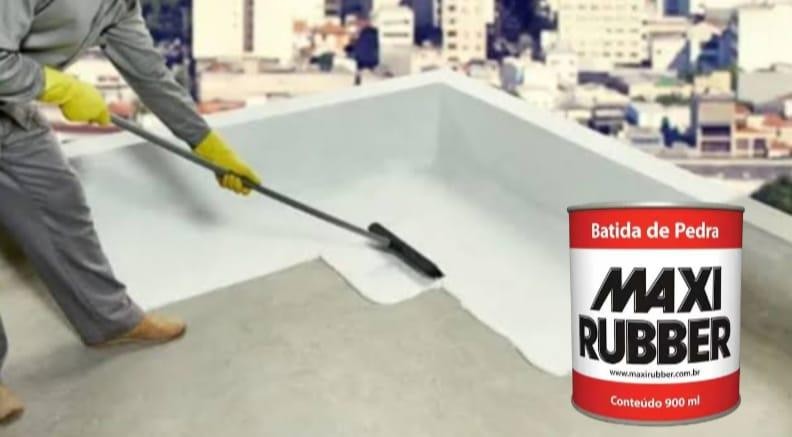 BATIDA DE PEDRA BRANCO 900MLMAXRUBBER - 900GR