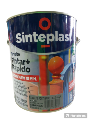ESMALTE BRANCO ACETINADO  BASE AGUA 3,6LT  SULAN - 3,6L