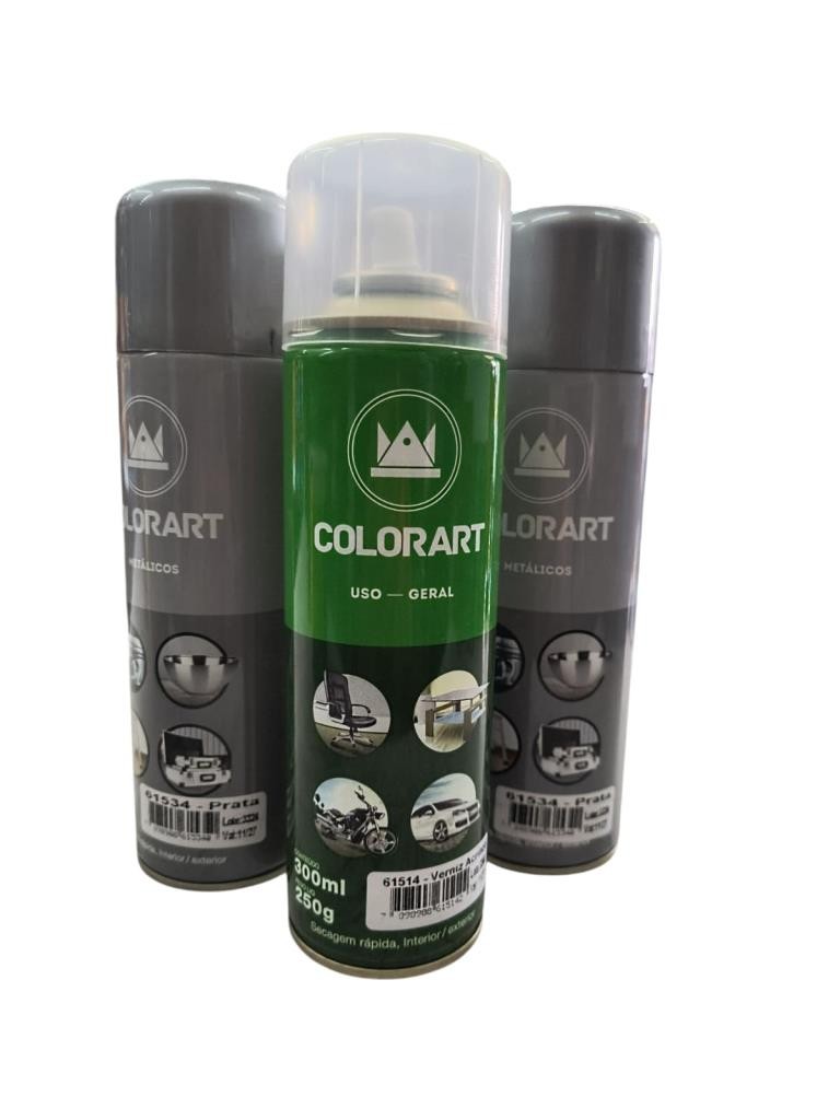 SPRAY  02 PRATA SWITCHIBLADE / 01 VERNIZ BRILANTE  900ML - 900ML