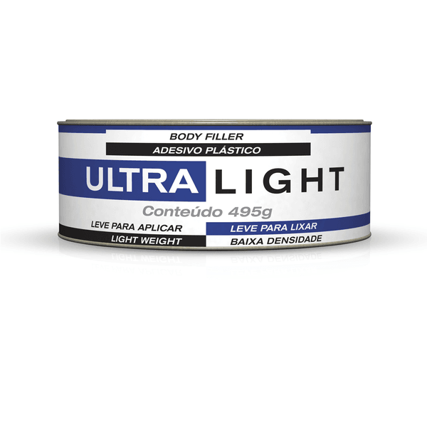 MASSA PLASTICA ULTRA LIGHT 495G MAXRUBBER - 495G