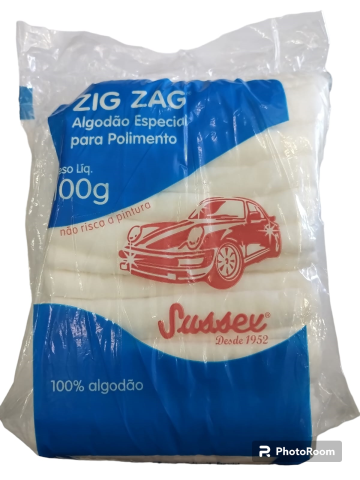 ALGODAO PARA POLIMENTO 100GR ZIGZAG - 100GR