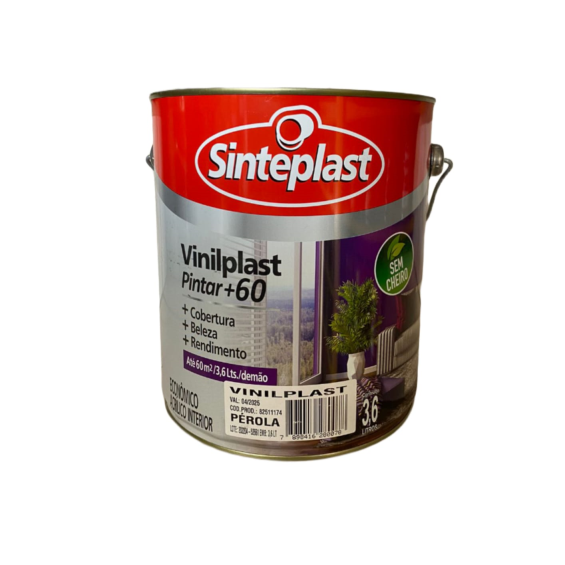 TINTA ACR FS PEROLA VINIPLAST 3,6LT SINTEPLAST - 3,6L