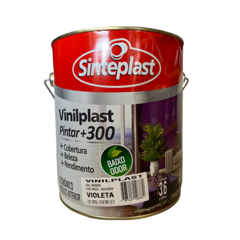 TINTA ACR FS VIOLETA VINILPLAST 3,6LT SINTEPLAST - 3,6L