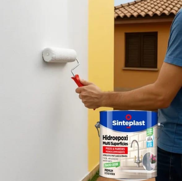 TINTA HIDROEPOX BRANCO 900ML SINTEPLAST - 900ML