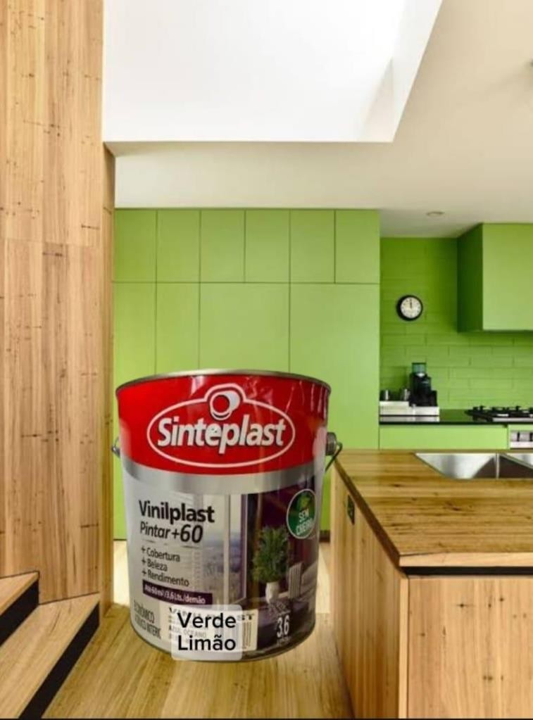 TINTA ACR FS VERDE LIMAO VINIPLAST 3,6LT SINTEPLAST - 3,6L