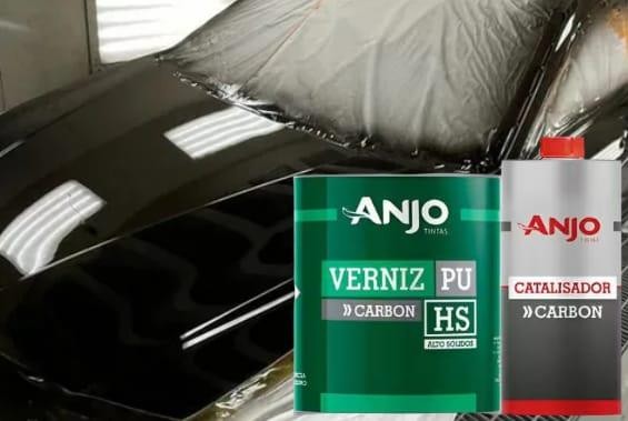 VERNIZ PU CARBON HS 2.1+CAT.900ML ANJO - 900ML