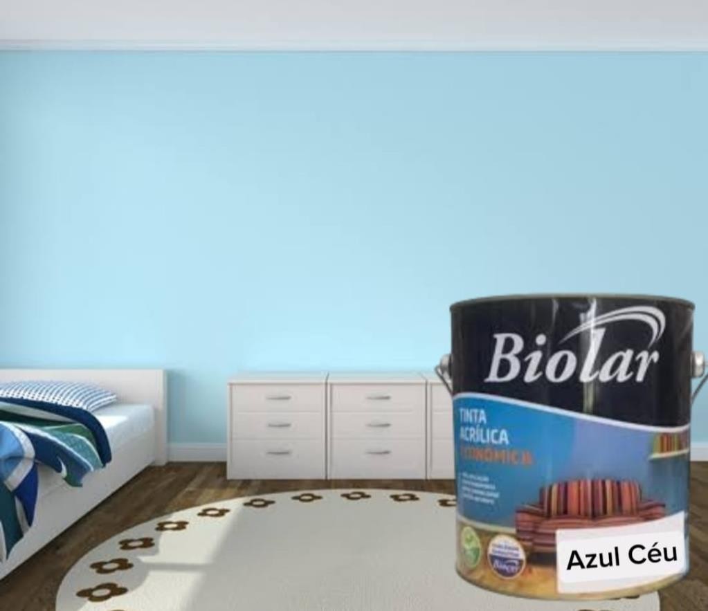 TINTA ACR FS AZUL CEU BIOLAR 3,6LT - 3,6L