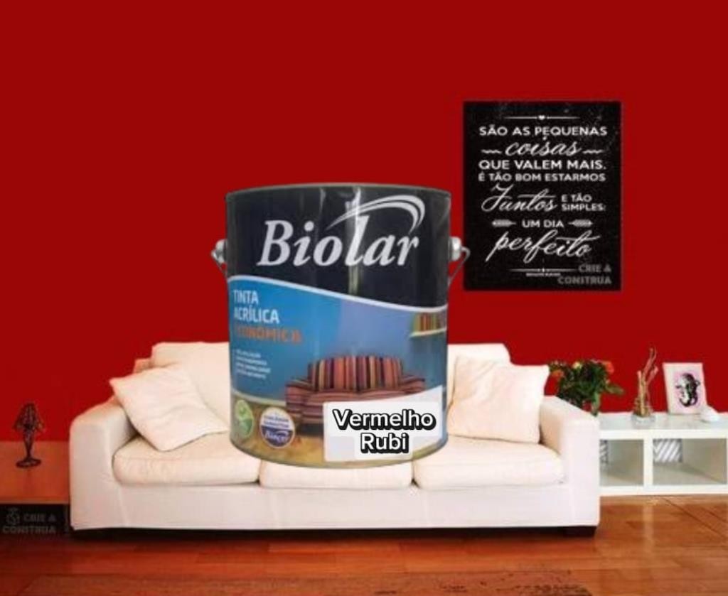 TINTA ACR FS VERMELHO RUBI  BIOLAR 3,6LT - 3,6L