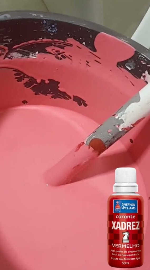 CORANTE VERMELHO 50ML XADREZ - UN