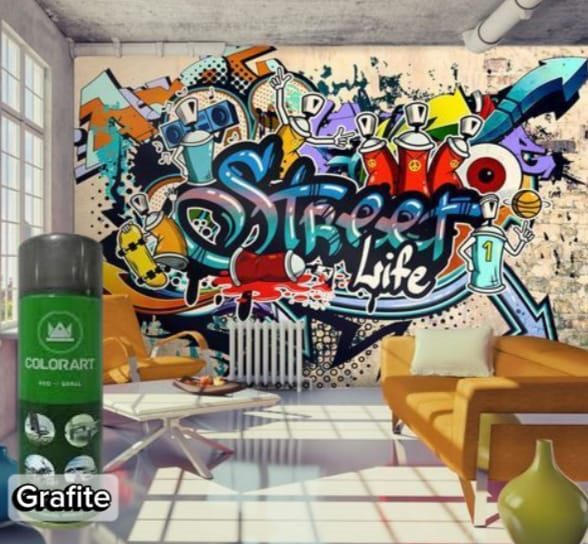 SPRAY GRAFITE BR 300ML COLORART - 300ML