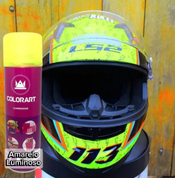 SPRAY AMARELO LUMINOSO 300ML COLORART - 300ML