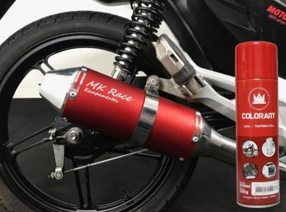 SPRAY VERMELHO ALTA TEMP 300ML COLORART - 300ML