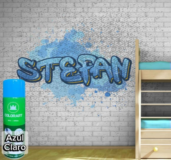 SPRAY AZUL CLARO 300ML COLORART - 300ML