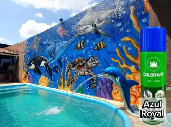 SPRAY AZUL ROYAL 300ML COLORART - 300ML
