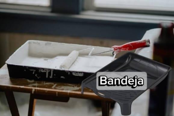 BANDEJA PLASTICA PRETA 18CM TIGRE - UN