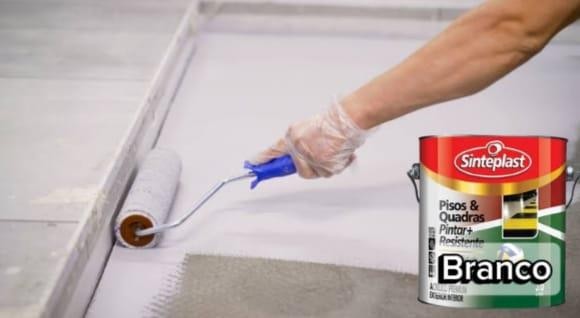 TINTA PISO BRANCO 3,6 SINTEPLAST - 3,6L