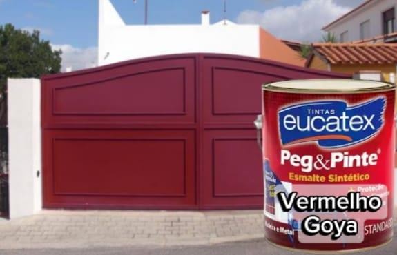 ESMALTE  VERMELHO GOYA  BR 3,6LT EUCATEX - 3,6L