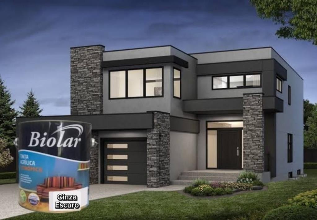 TINTA PISO CINZA ESCURO  3,6 L BIOLAR - 3,6L