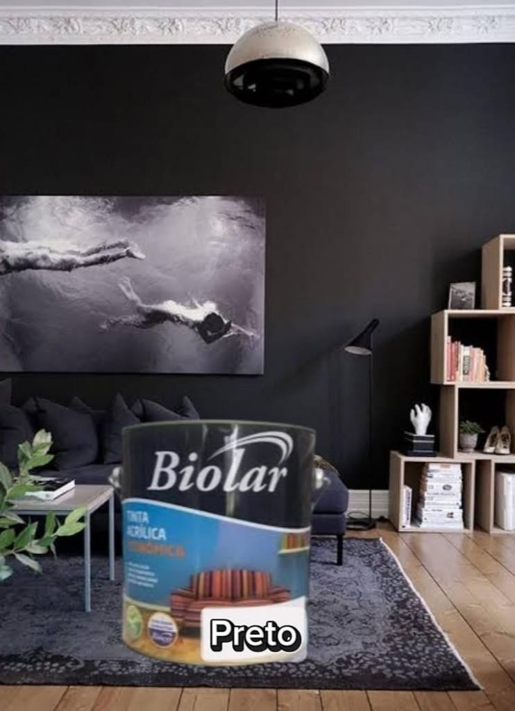 TINTA PISO PRETO 3,6 L BIOLAR - 3,6L