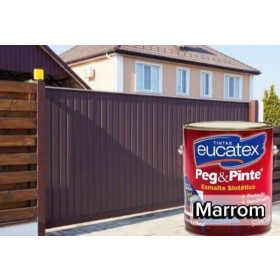 ESMALTE MARROM BRILHANTE 3,6L EUCATEX