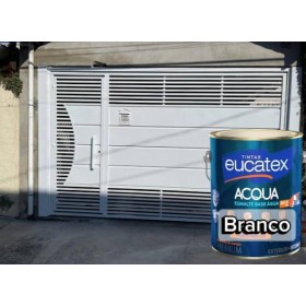 ESMALTE BRANCO BRILHANTE A BASE DE AGUA 3,6L EUCATEX