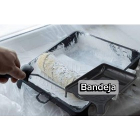 BANDEJA PLASTICA PRETA  TIGRE - UN