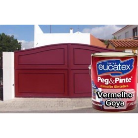 ESMALTE  VERMELHO GOYA  BR 3,6LT EUCATEX - 3,6L