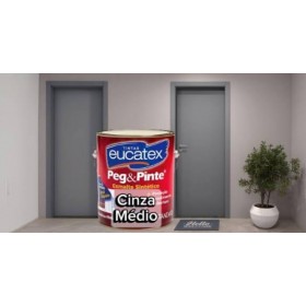 ESMALTE CINZA MEDIO BR 900ML EUCATEX - 900ML